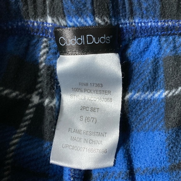 Fleece pjs pants sz 6/7 unisex - Picture 3 of 3